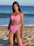 Calcinha Malibu Rosa - Cintura Alta (Hot Pants) - comprar online