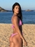 Top Cloe Rosa - Cortininha (Triângulo) Vazada c/ Alças de Encaixe - comprar online