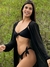 Top Bali Preto - Top Faixa c/ detalhe em nó com 3 Formas de Amarrar diferentes - Amar Biquinis