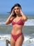 Biquíni Conjunto Mônaco Grécia Pink - Top Meia Taça com Aro e Alças de Regulagem e Calcinha Asa Delta Fio Duplo (Empina Bumbum)