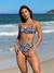 Top Malibu Zebra - Com Alças Fixas e Bojo Removível na internet