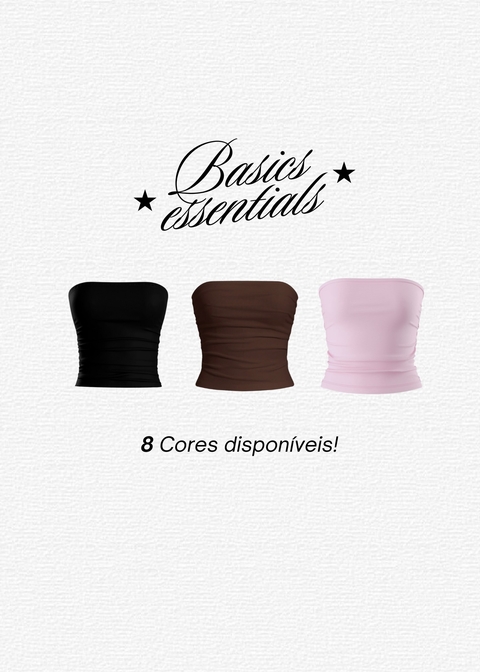 Combinho 3 Tube Tops - comprar online