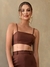 Top Cropped Cecília Marrom