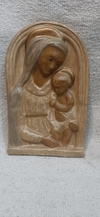 Placa Virgen con Niño