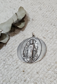 Medallon Virgen Milagrosa plata