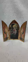 Triptico Maria con niño