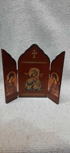 Triptico Virgen del Perpetuo Socorro