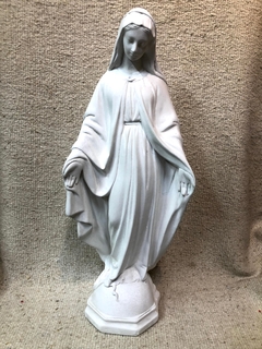 Virgen Milagrosa Cemento 65 cm