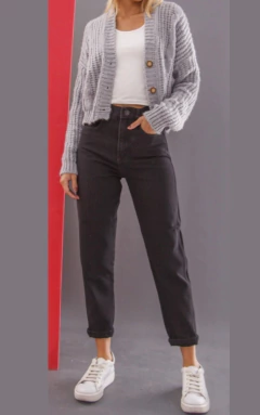 Jean mom Logan negro / ultimo talle en internet