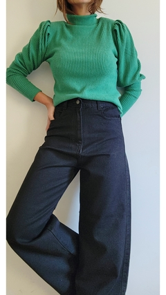 Jean wide leg negro