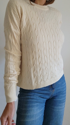Sweater Alba trenzas bremer - comprar online