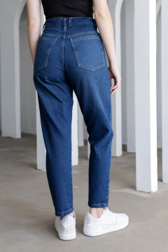 Jean mom Logan azul / ultimo talle - comprar online