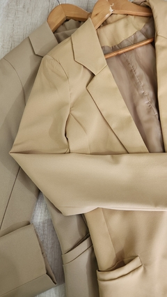Blazer Eli forrado Beige / Camel