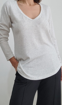 Remera basica morley fino Mga Larga