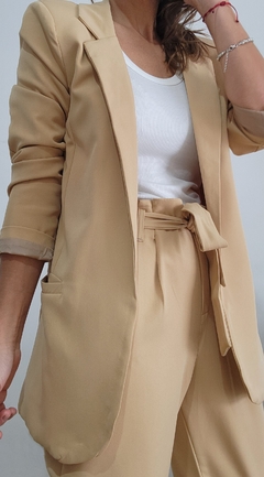 Blazer Eli forrado Beige / Camel