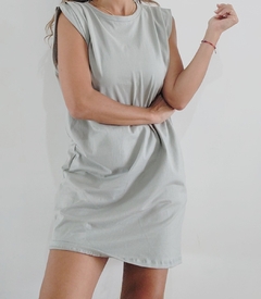 Vestido cotton frunce - comprar online