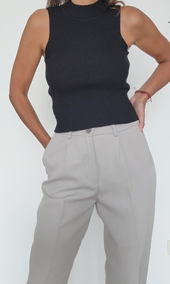 Pantalon pinzado Charly dobladillo - Amapola