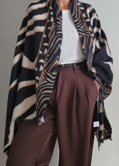 Manton pasmina cebra - comprar online