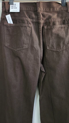 Jean Wide leg Alan choco / último talle - Amapola