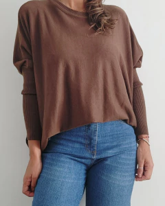 sweater poncho bremer con tajo en internet