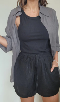 short Siena lino italiano - comprar online