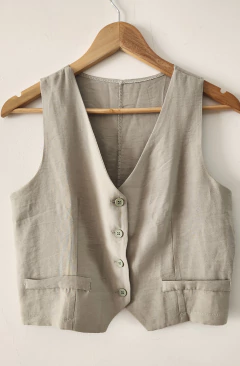 chaleco sastrero Lara tela tencel - comprar online