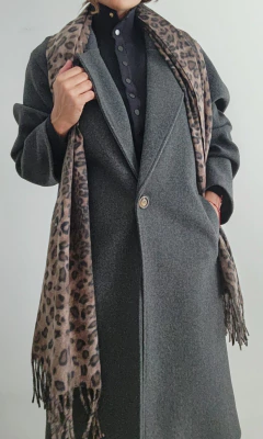 Tapado de paño - gris topo - comprar online