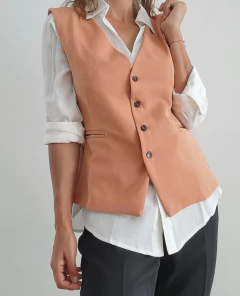 Chaleco sastrero crep forrado / últimos talles - comprar online