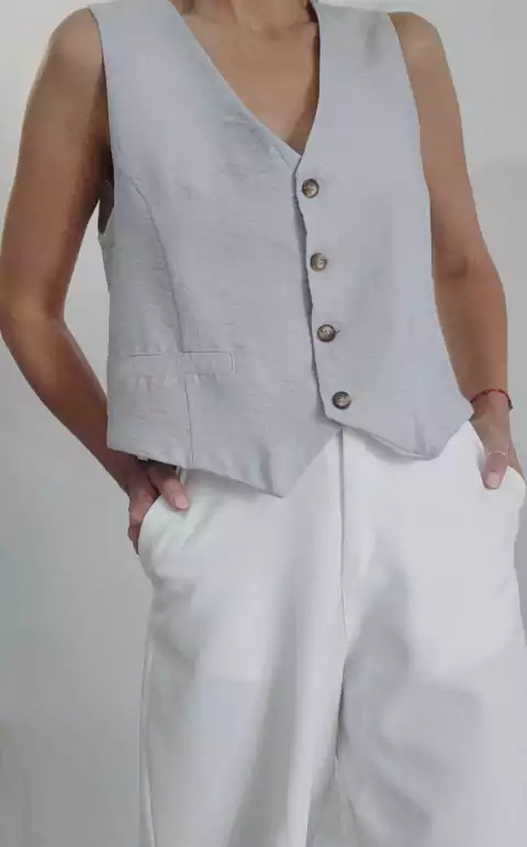 Chaleco Verona lino sedocito