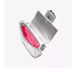 Imagem do BOLSA TIRACOLO DIAMONDS PEQUENA PRATA VICENZA 720003U