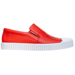 TÊNIS KICKS SLIP ON COURO VERMELHO ACENT RED CARRANO 344003M
