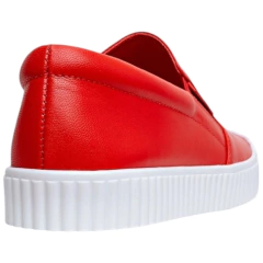 TÊNIS KICKS SLIP ON COURO VERMELHO ACENT RED CARRANO 344003M na internet