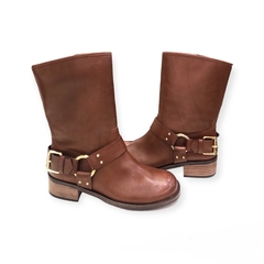 BOTA MARROM CANO MÉDIO FIVELA VICENZA 11472V - comprar online