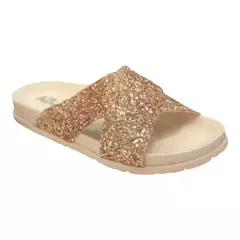 PAPETE EMBORRACHADA COM TIRA X DE BRILHO DOURADA AZLA 003200051 - comprar online