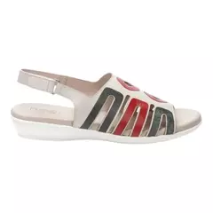 SANDÁLIA EM COURO CINZA J.GEAN FW0016 - comprar online
