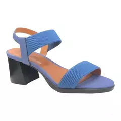 SANDÁLIA FEMININA ELÁSTICO AZUL CONFORTARIA 5751063 na internet