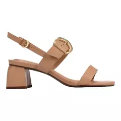 SANDÁLIA NUDE SALTO BLOCO COURO LOUCOS E SANTOS L22463002 - comprar online