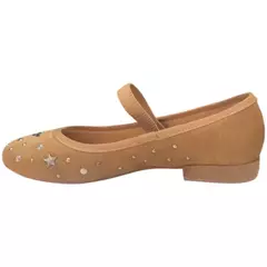 SAPATILHA FEMININA NOBUCK MARROM COM APLICAÇÕES FERRUCCI 2410906 - Pista Livre | Calçados Femininos, Bolsas e Acessórios