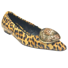 SAPATILHA FEMININA VERNIZ ANIMAL PRINT VICENZA P116030005 - comprar online