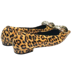 SAPATILHA FEMININA VERNIZ ANIMAL PRINT VICENZA P116030005 - PISTA LIVRE