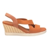 SANDÁLIA FEMININA NEOPRENE/COURO CARAMELO CONFORTARIA 6863009