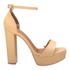 SANDÁLIA FEMININA SALTO ALTO BEGE LATELIER 82083
