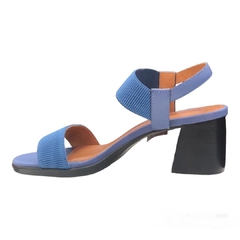 SANDÁLIA FEMININA ELÁSTICO AZUL CONFORTARIA 5751063 na internet