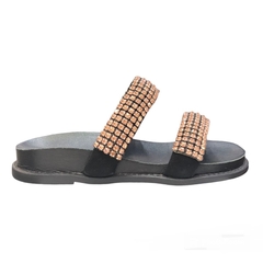 PAPETE COM TIRAS DE BRILHO ROSE MAITHE 0464