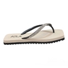 CHINELO FEMININO EMBORRACHADO OFF WHITE COM TIRA BRILHO AZLA 01235035