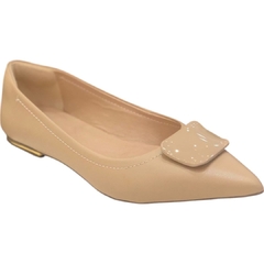 SAPATILHA FEMININA COURO NUDE LOUCOS E SANTOS L19684002 - comprar online