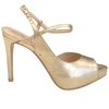 SANDÁLIA FEMININA SALTO ALTO FINO DOURADO DIVALESI 8683506