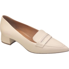 SCARPIN COURO OFF WHITE BICO FINO LOUCOS E SANTOS L19814001 - comprar online