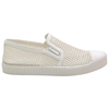 TÊNIS SLIP ON COURO TELA BRANCO CARRANO 344018D