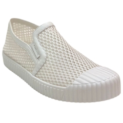 TÊNIS SLIP ON COURO TELA BRANCO CARRANO 344018D - comprar online